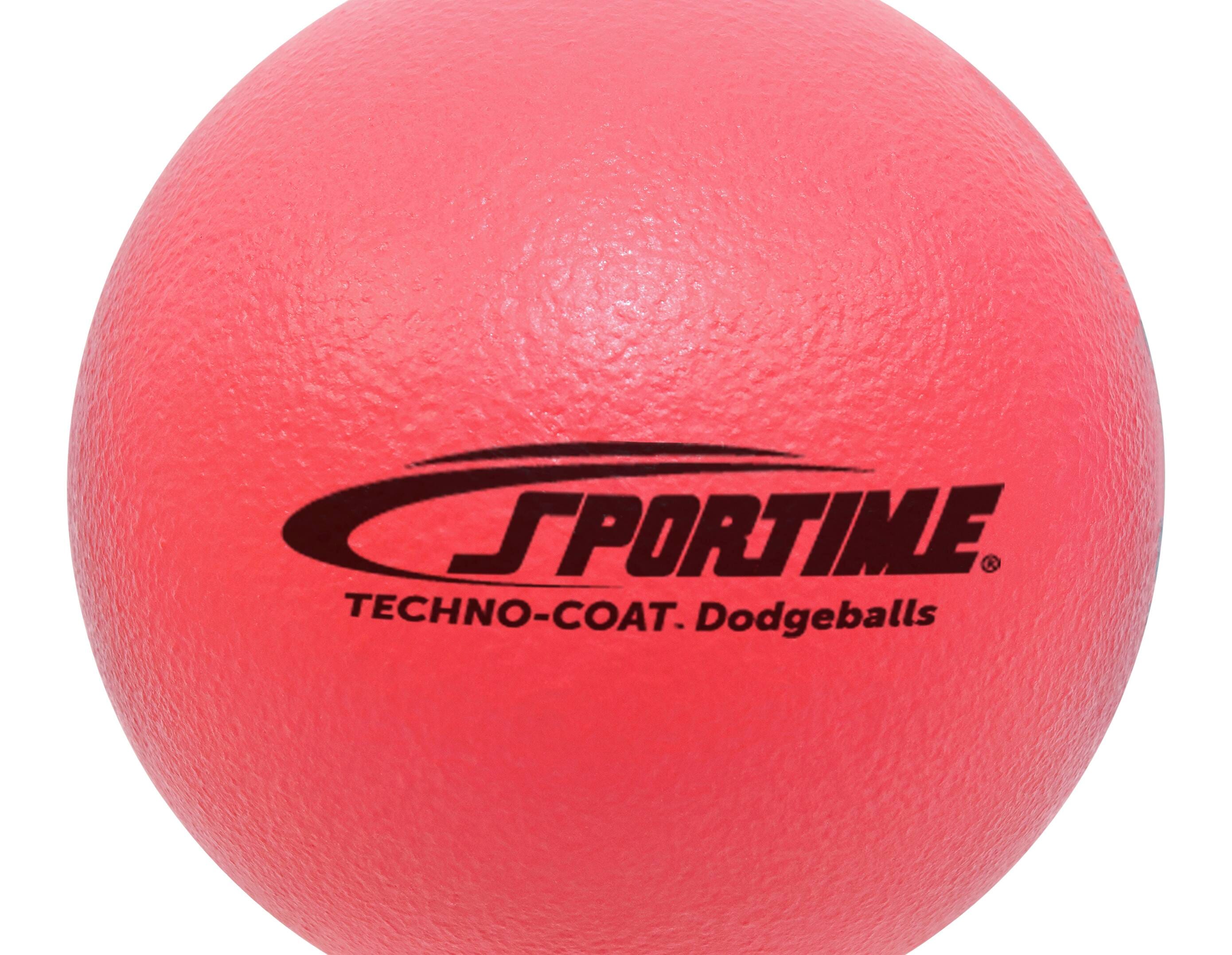 Sportime Techno-Coat Foam Low Bounce Dodgeballs, 6-1/4 Inches, Set of 6 2088015